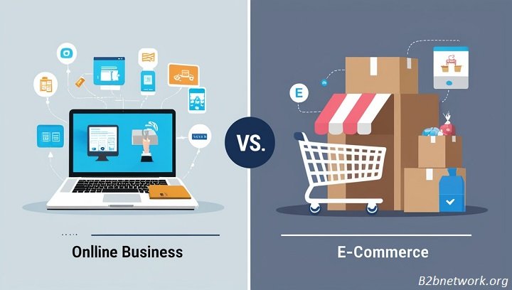 Online Business vs E Commerce Understanding